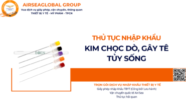 THỦ TỤC NHẬP KHẨU KIM CHỌC DÒ, GÂY TÊ TỦY SỐNG NĂM NAY