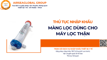THỦ TỤC NHẬP KHẨU MÀNG LỌC DÙNG CHO MÁY LỌC THẬN NĂM NAY