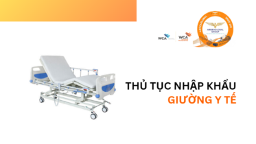 THỦ TỤC NHẬP KHẨU GIƯỜNG Y TẾ