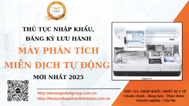 ĐĂNG KÝ LƯU HÀNH VÀ NHẬP KHẨU MÁY PHÂN TÍCH MIỄN DỊCH TỰ ĐỘNG