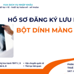HỒ SƠ ĐĂNG KÝ LƯU HÀNH BỘT DÍNH MÀNG PHỔI