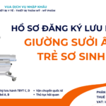 HỒ SƠ ĐĂNG KÝ LƯU HÀNH GIƯỜNG SƯỞI ẤM BỆNH NHÂN