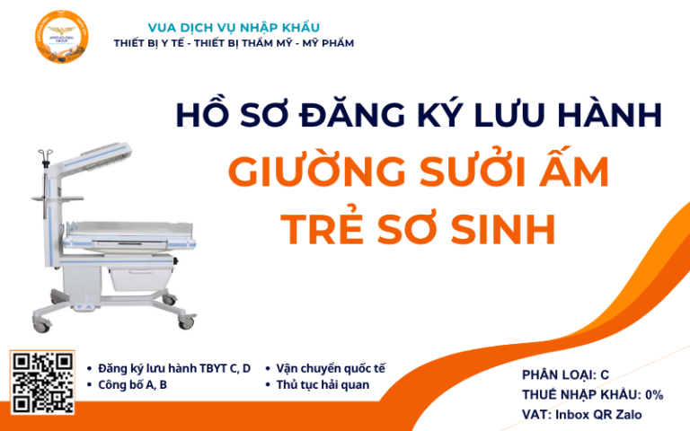 HỒ SƠ ĐĂNG KÝ LƯU HÀNH GIƯỜNG SƯỞI ẤM BỆNH NHÂN