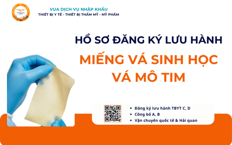 HỒ SƠ ĐĂNG KÝ LƯU HÀNH MIẾNG VÁ SINH HỌC VÁ MÔ TIM, MẠCH MÁU, MÀNG CỨNG VÀ MÔ MỀM