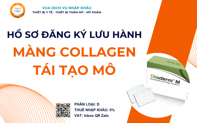 HỒ SƠ ĐĂNG KÝ LƯU HÀNH MÀNG COLLAGEN TÁI TẠO MÔ