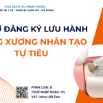 HỒ SƠ ĐĂNG KÝ LƯU HÀNH MÀNG XƯƠNG NHÂN TẠO TỰ TIÊU