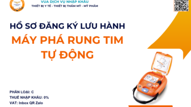 HỒ SƠ ĐĂNG KÝ LƯU HÀNH MÁY PHÁ RUNG TIM TỰ ĐỘNG