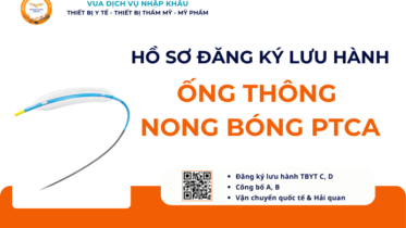 HỒ SƠ ĐĂNG KÝ LƯU HÀNH ỐNG THÔNG NONG BÓNG PTCA
