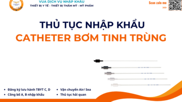 THỦ TỤC NHẬP KHẨU CATHETER BƠM TINH TRÙNG