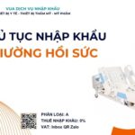 THỦ TỤC NHẬP KHẨU GIƯỜNG HỒI SỨC