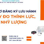THỦ TỤC NHẬP KHẨU MÁY ĐO THÍNH LỰC, NHỸ LƯỢNG