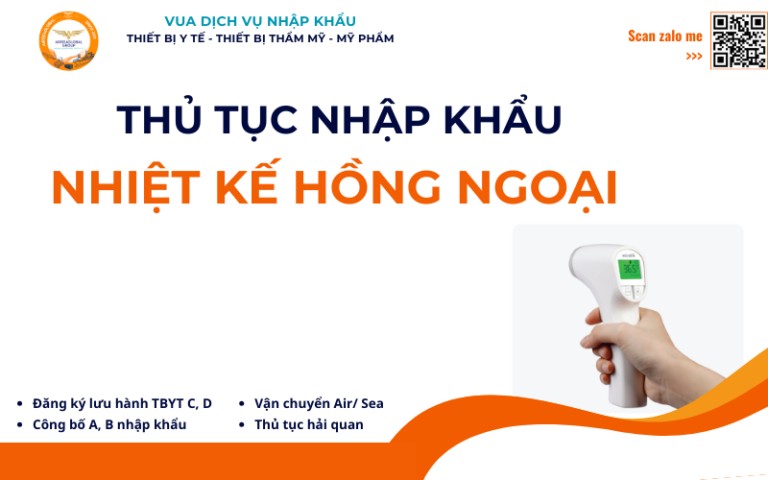 THỦ TỤC NHẬP KHẨU NHIỆT KẾ HỒNG NGOẠI
