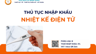 THỦ TỤC NHẬP KHẨU NHIỆT KẾ ĐIỆN TỬ