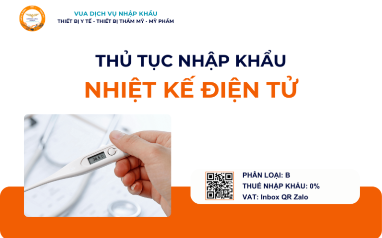 THỦ TỤC NHẬP KHẨU NHIỆT KẾ ĐIỆN TỬ
