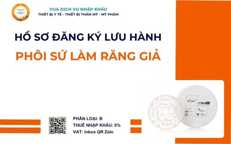 THỦ TỤC NHẬP KHẨU PHÔI SỨ LÀM RĂNG GIẢ