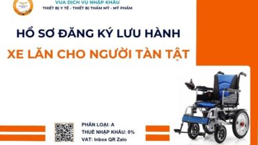 THỦ TỤC NHẬP KHẨU XE LĂN CHO NGƯỜI TÀN TẬT