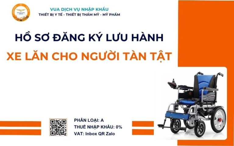 THỦ TỤC NHẬP KHẨU XE LĂN CHO NGƯỜI TÀN TẬT
