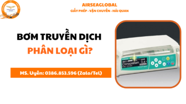 Phân loại bơm truyền dịch