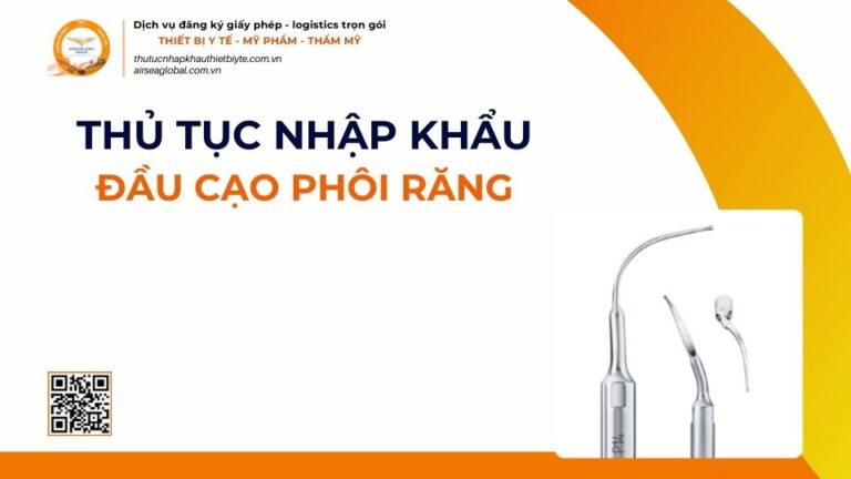 THỦ TỤC NHẬP KHẨU ĐẦU CẠO PHÔI RĂNG MỚI NHẤT 2026