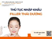 THỦ TỤC NHẬP KHẨU FILLER THÁI DƯƠNG MỚI NHẤT 2026