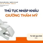 THỦ TỤC NHẬP KHẨU GIƯỜNG THẨM MỸ MỚI NHẤT 2026