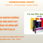 PHÂN PHỐI FILLER NHƯNG KHÔNG XUẤT ĐƯỢC HÓA ĐƠN VAT HỢP LỆ CHỈ VÌ CHƯA CÔNG BỐ MUA BÁN TBYT B, C, D