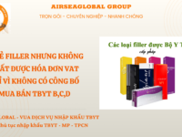 PHÂN PHỐI FILLER NHƯNG KHÔNG XUẤT ĐƯỢC HÓA ĐƠN VAT HỢP LỆ CHỈ VÌ CHƯA CÔNG BỐ MUA BÁN TBYT B, C, D