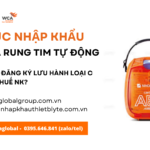 thủ tục nhập khẩu máy phá rung tim tự động mới nhất năm nay