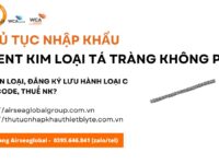thu tuc nhap khau Stent kim loại ta trang khong phu moi nhat nam nay