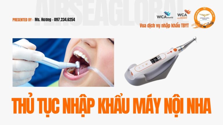 THỦ TỤC NHẬP KHẨU MÁY NỘI NHA