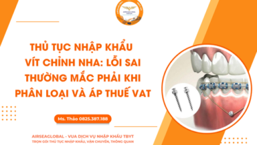 Thủ tục vít chỉnh nha