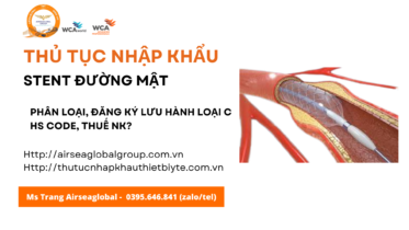 thủ tục nhập khẩu stent đường mật mới nhất năm nay