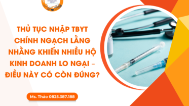 thủ tục nhập chính ngạch
