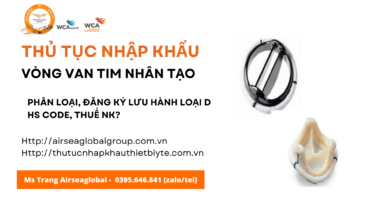 thủ tục nhập khẩu vòng van tim nhân tạo mới nhất năm nay