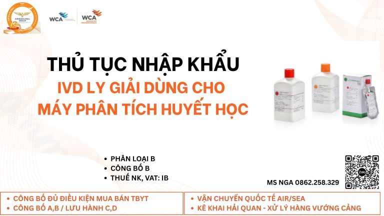 IVD ly giải dùng cho máy phân tích huyết học