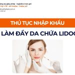 THỦ TỤC NHẬP KHẨU CHẤT LÀM ĐẦY DA CHỨA LIDOCAINE CHÍNH NGẠCH VỀ VIỆT NAM