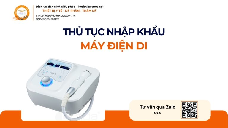 THỦ TỤC NHẬP KHẨU MÁY ĐIỆN DI CHÍNH NGẠCH VỀ VIỆT NAM