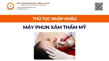 THỦ TỤC NHẬP KHẨU MÁY PHUN XĂM THẨM MỸ CHÍNH NGẠCH VỀ VIỆT NAM