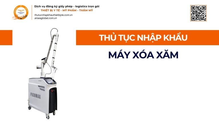 THỦ TỤC NHẬP KHẨU MÁY XÓA XĂM CHÍNH NGẠCH VỀ VIỆT NAM