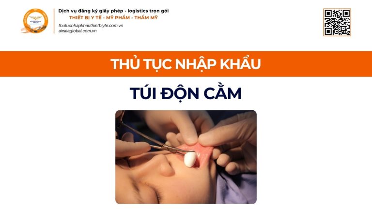 THỦ TỤC NHẬP KHẨU TÚI ĐỘN CẰM CHÍNH NGẠCH VỀ VIỆT NAM