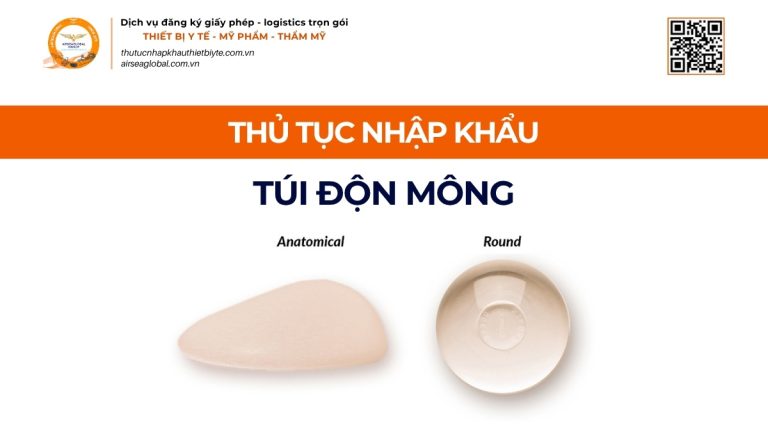 THỦ TỤC NHẬP KHẨU TÚI ĐỘN MÔNG CHÍNH NGẠCH VỀ VIỆT NAM