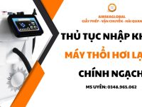 thu tuc nhap khau may thoi hoi lanh chinh ngach