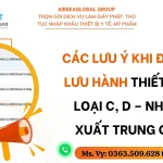 CAC LUU Y KHI ĐANG KY LUU HANH THIET BI Y TE LOAI C, D - NHA SAN XUAT TRUNG QUOC