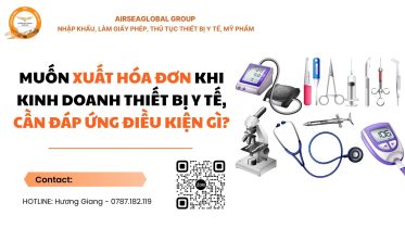 Điều kiện xuất hóa đơn khi kinh doanh TBYT loại BCD