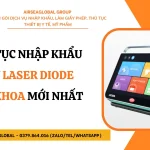 THU TUC NHAP KHAU MAY LASER DIODE NHA KHOA MOI NHAT