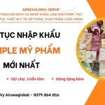 THU TUC NHAP KHAU SAMPLE MY PHAM MOI NHAT