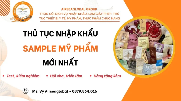 THU TUC NHAP KHAU SAMPLE MY PHAM MOI NHAT