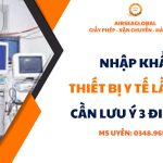 nhap khau thiet bi y te lan dau
