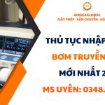 thu tuc nhap khau bom truyen dich
