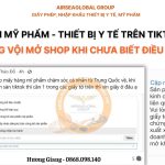Điều kiện, giấy phép kinh doanh TBYT trên sàn thương mại điện tử